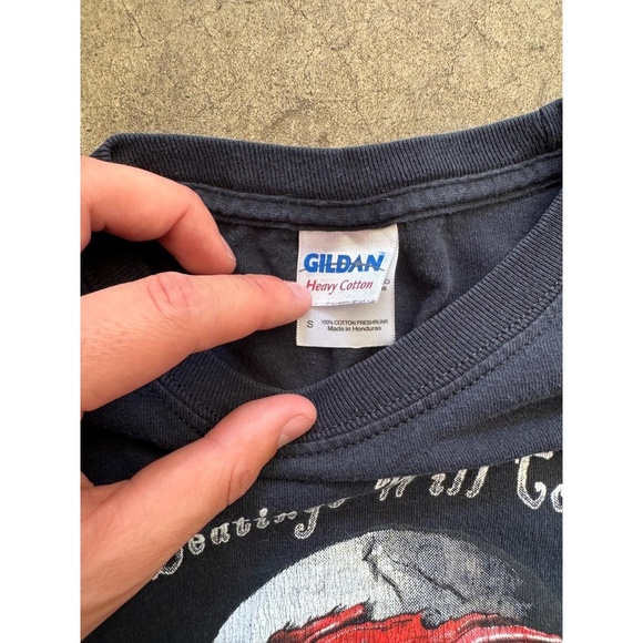 Gildan Mens Small The Beatings Will Continue Until Morale Improves Long Sleeve T - Picture 2 of 5